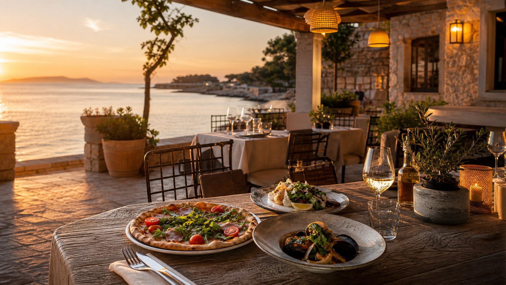 Elegantna restoranska terasa